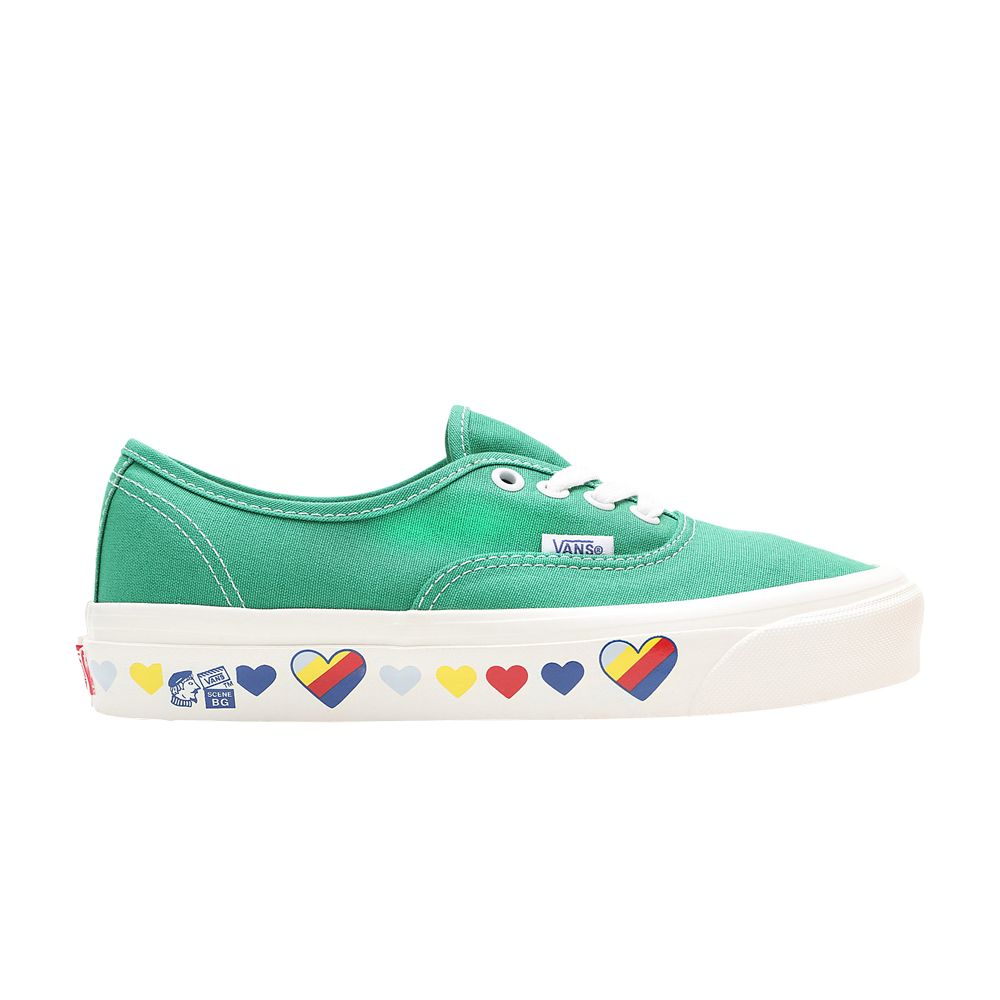 Pre-owned Vans Authentic 44 Dx 'anaheim Factory - Scene Bg' In Green