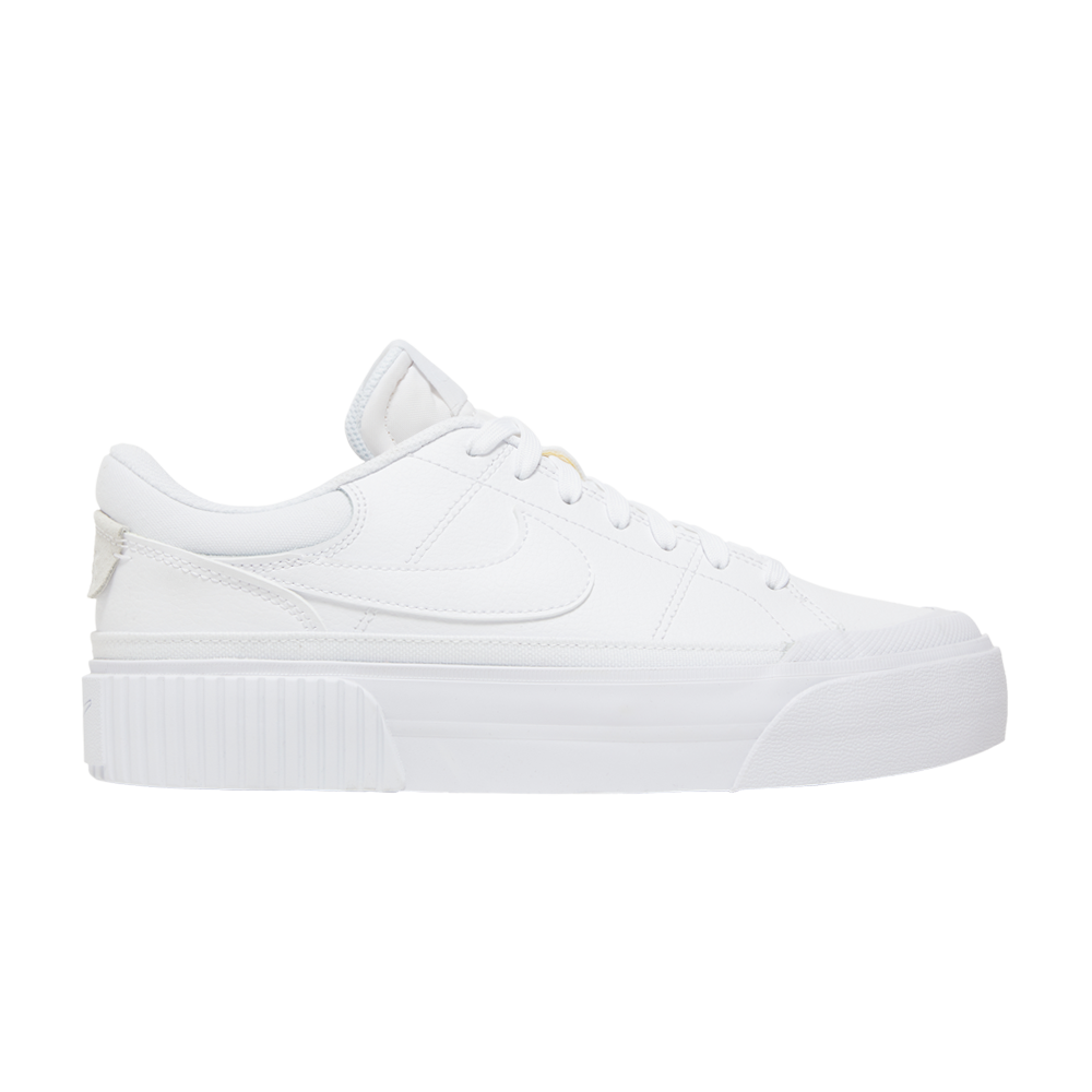 Pre-owned Nike Wmns Court Legacy Lift 'triple White'