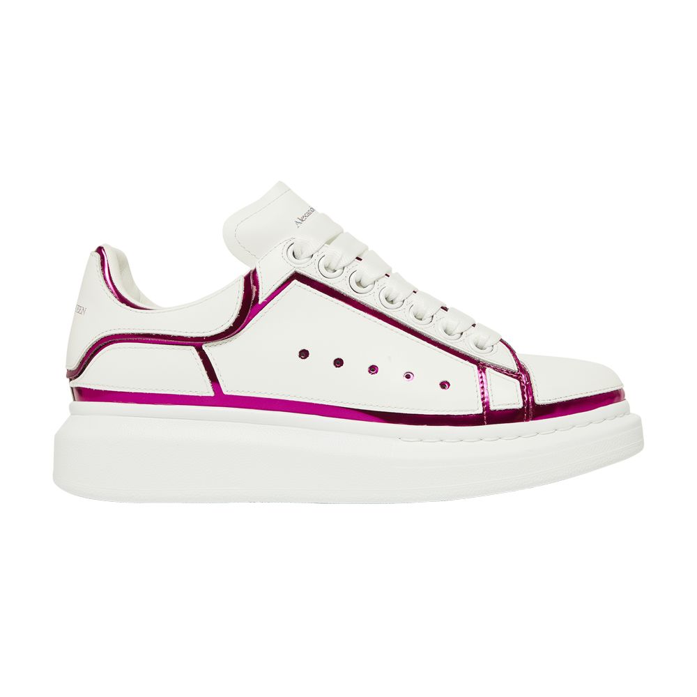 Pre-owned Alexander Mcqueen Wmns Oversized Sneaker 'white Printers Pink' | Women's Size 36