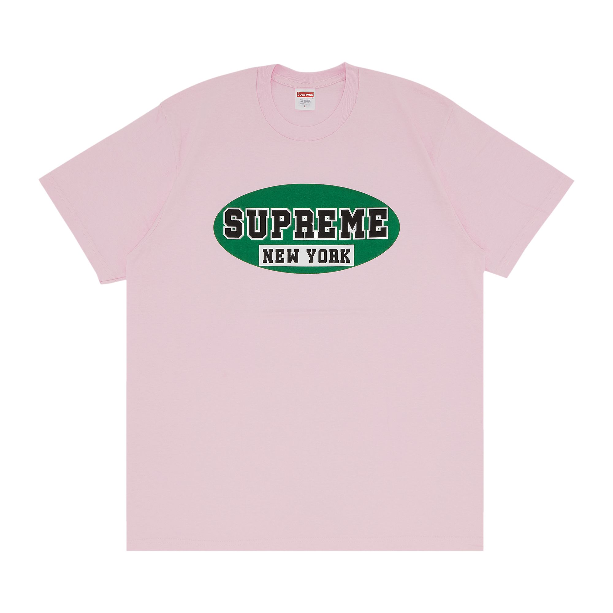 SUPREME SUPREME NEW YORK TEE 'LIGHT PINK'