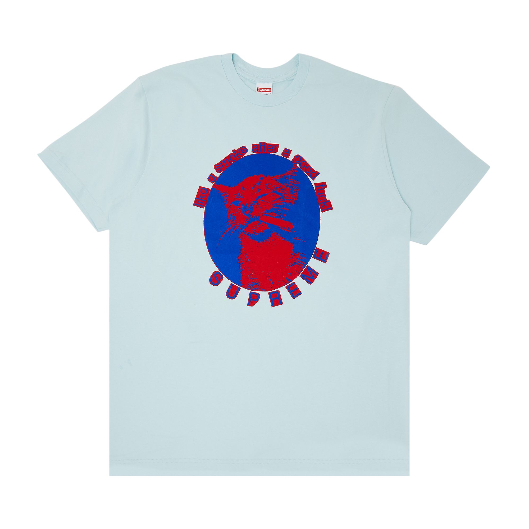 Supreme Smoke Tee 'Pale Blue' | Men's Size M