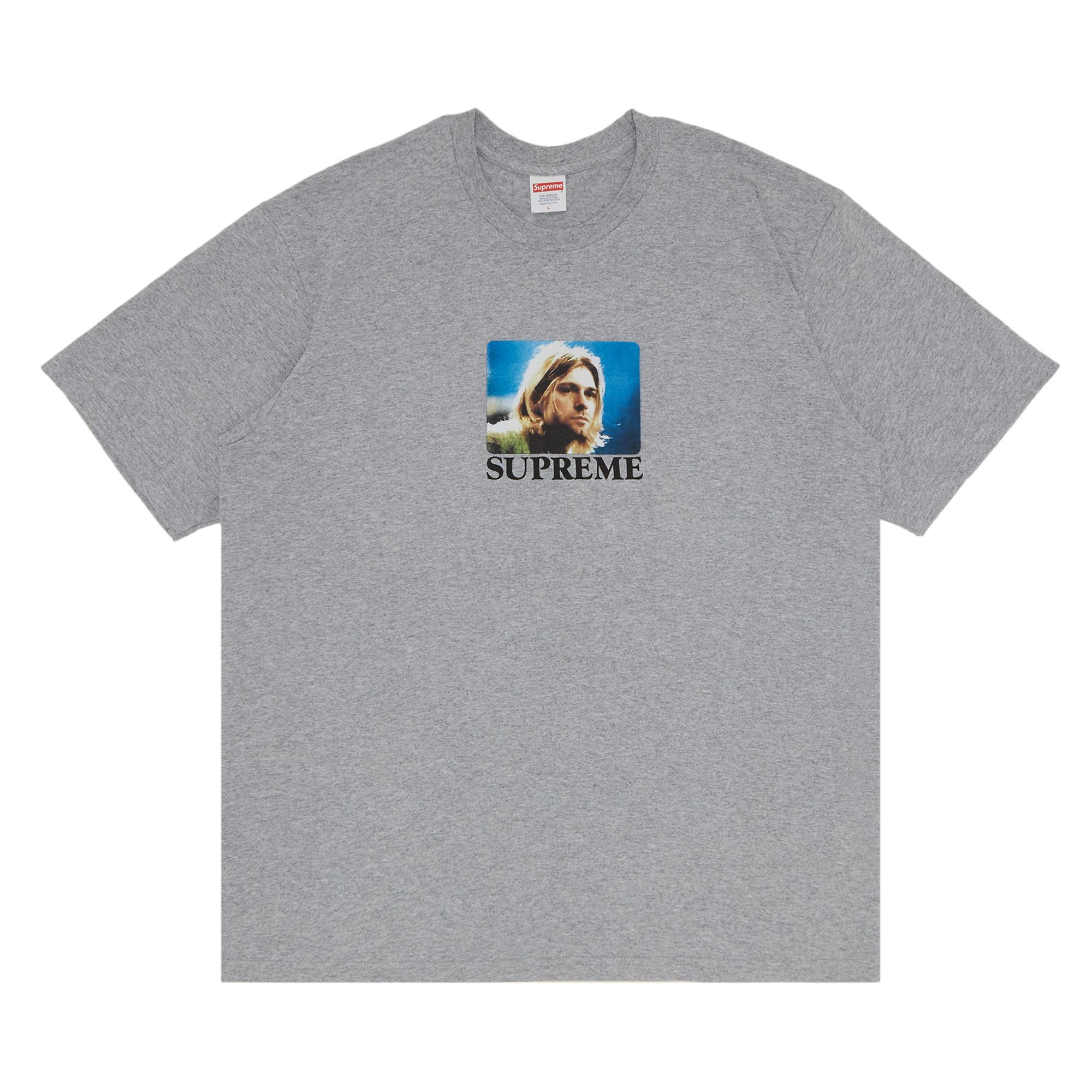 SUPREME SUPREME KURT COBAIN TEE 'HEATHER GREY'