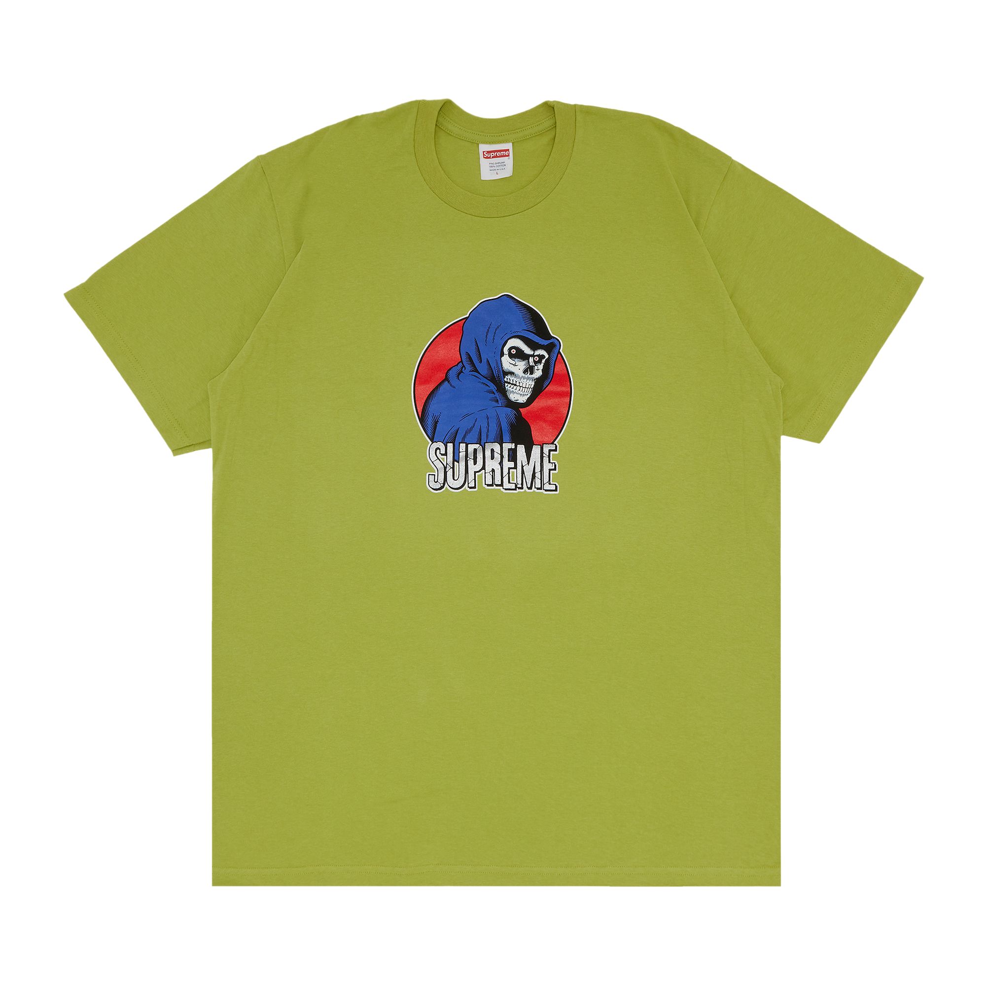 SUPREME SUPREME REAPER TEE 'DUSTY GREEN'