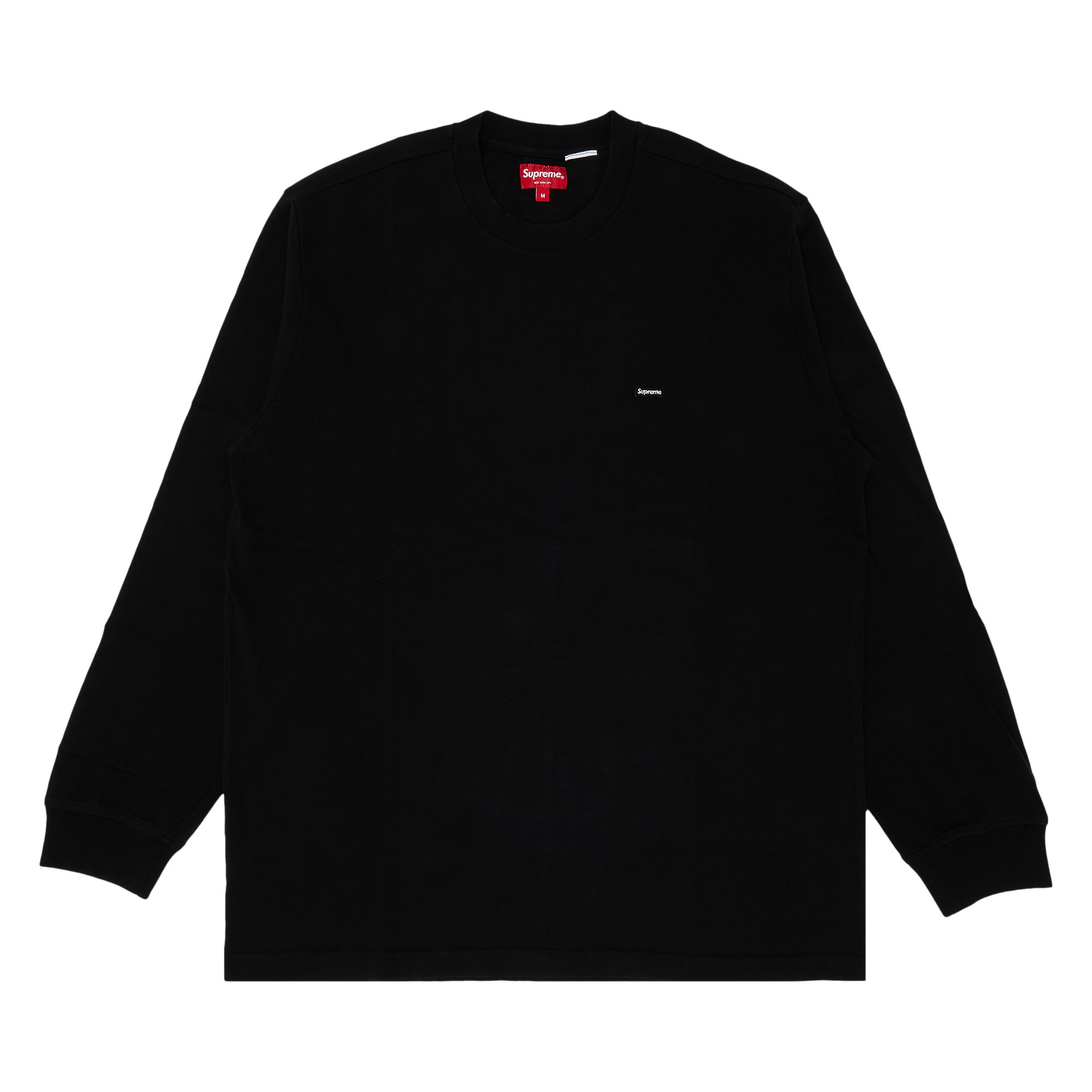 SUPREME SUPREME SMALL BOX LONG-SLEEVE TEE 'BLACK'