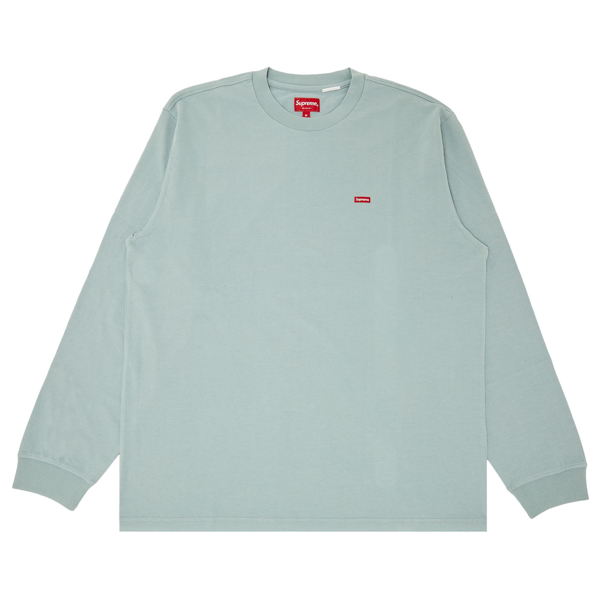 SUPREME SUPREME SMALL BOX LONG-SLEEVE TEE 'LIGHT SLATE'