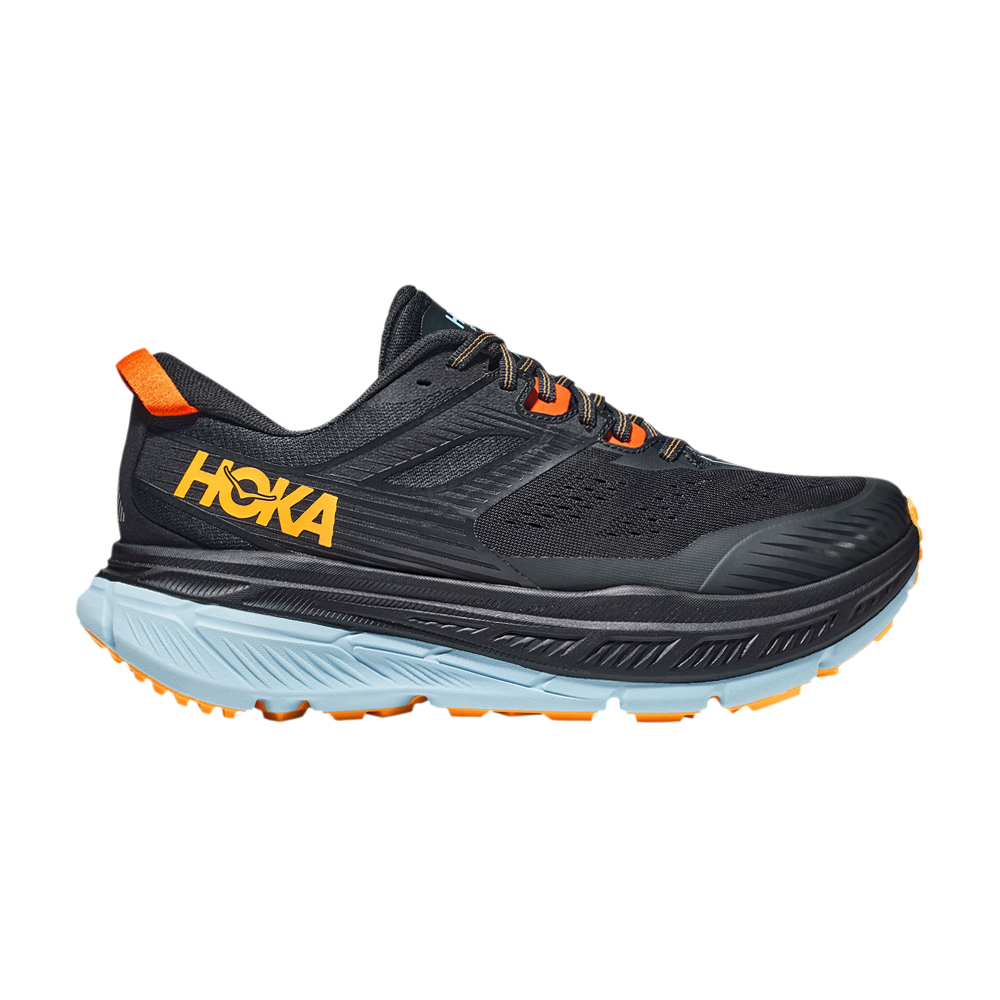 Pre-owned Hoka One One Stinson 6 'blue Graphite Summer Song' In Black