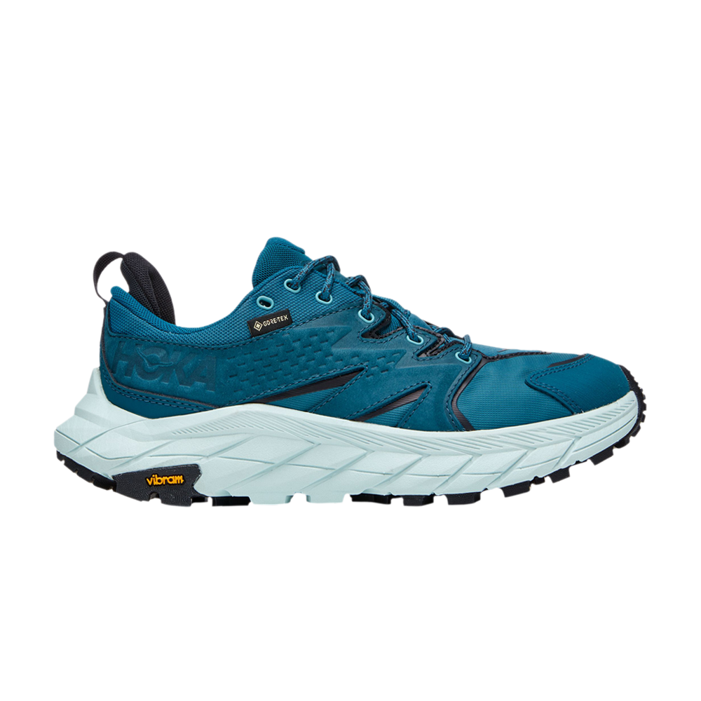 Pre-owned Hoka One One Wmns Anacapa Low Gore-tex 'blue Coral'