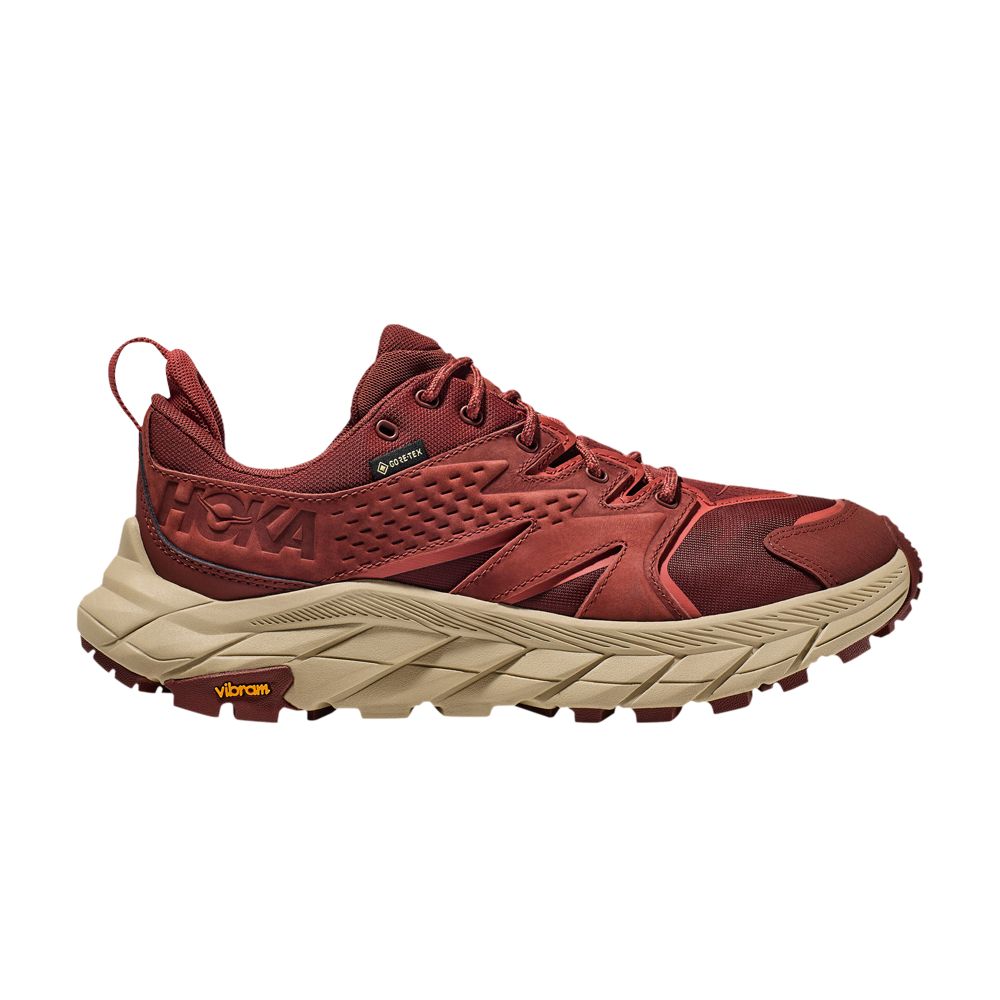Pre-owned Hoka Wmns Anacapa Low Gore-tex 'hot Sauce' In Red