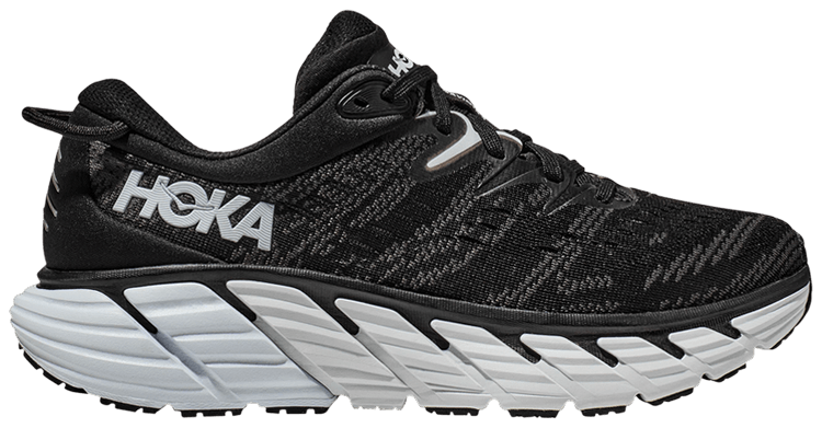HOKA Gaviota 4 Black White