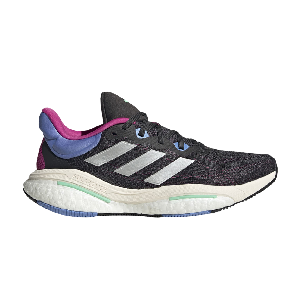 Pre-owned Adidas Originals Wmns Solarglide 6 'carbon Blue Fusion' In Black