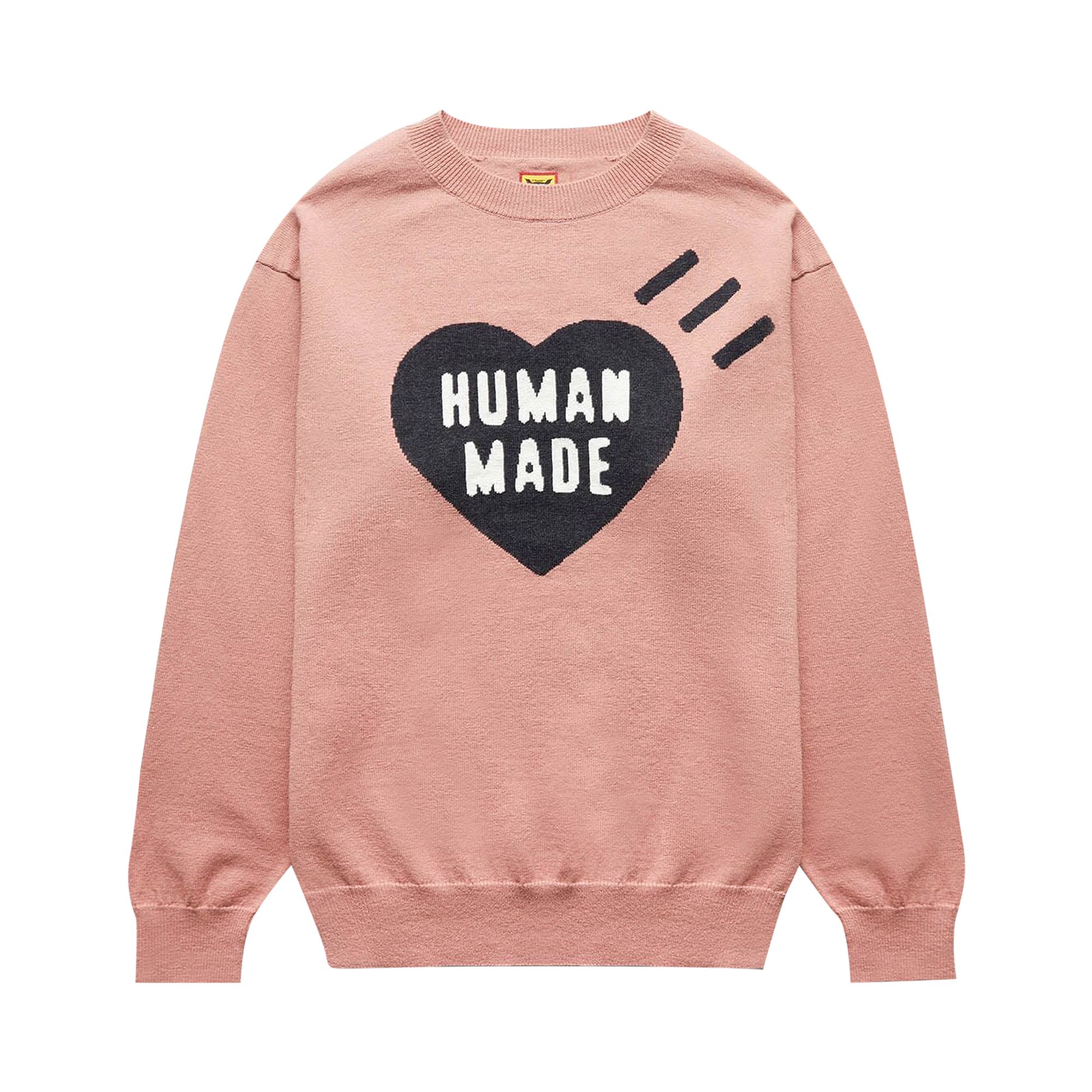 Pre-owned Human Made Heart Knit 'pink'
