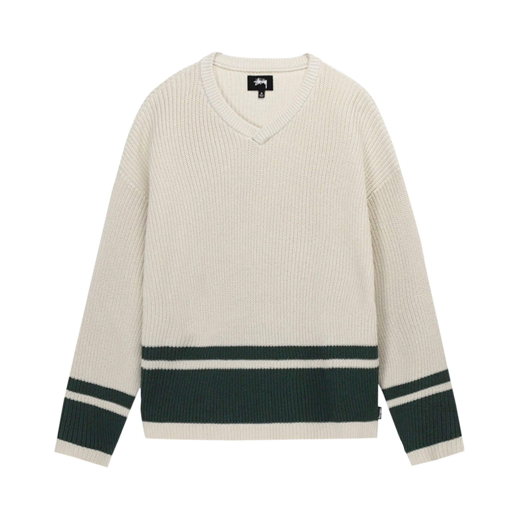 Pre-owned Stussy Athletic Sweater 'natural' | Cream | Men's Size Xl