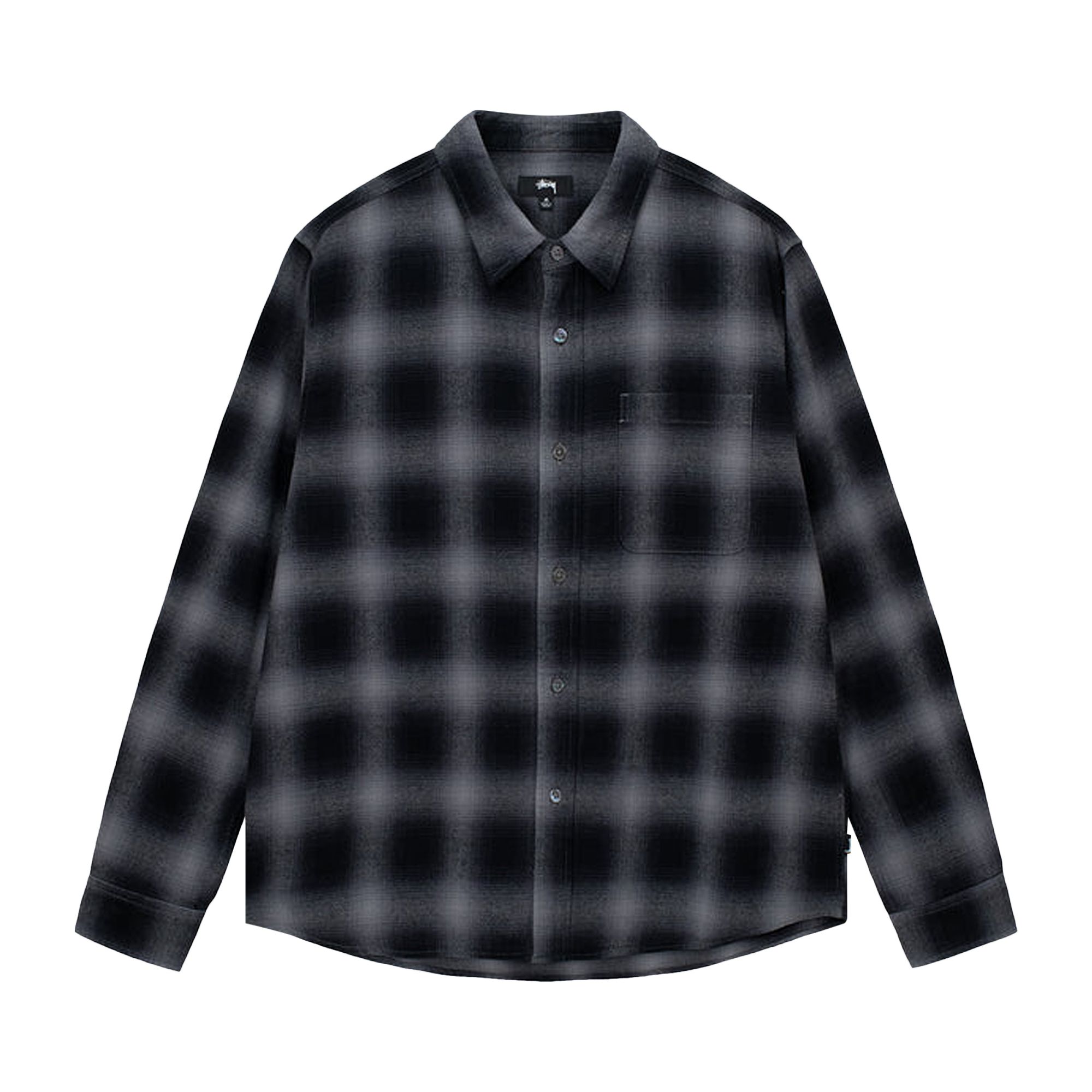 Pre-owned Stussy Pete Plaid Shirt 'charcoal' In Multi-color