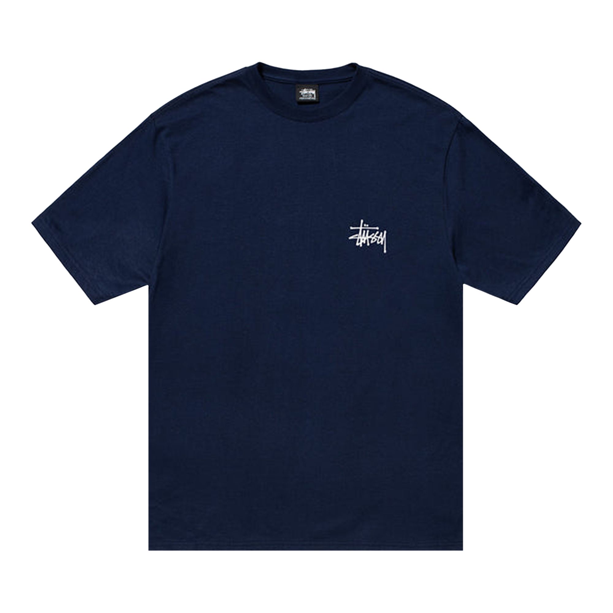 Click to view more detailed imagery on our partner's website Pre-owned Stussy Basic Tee 'navy' In Blue