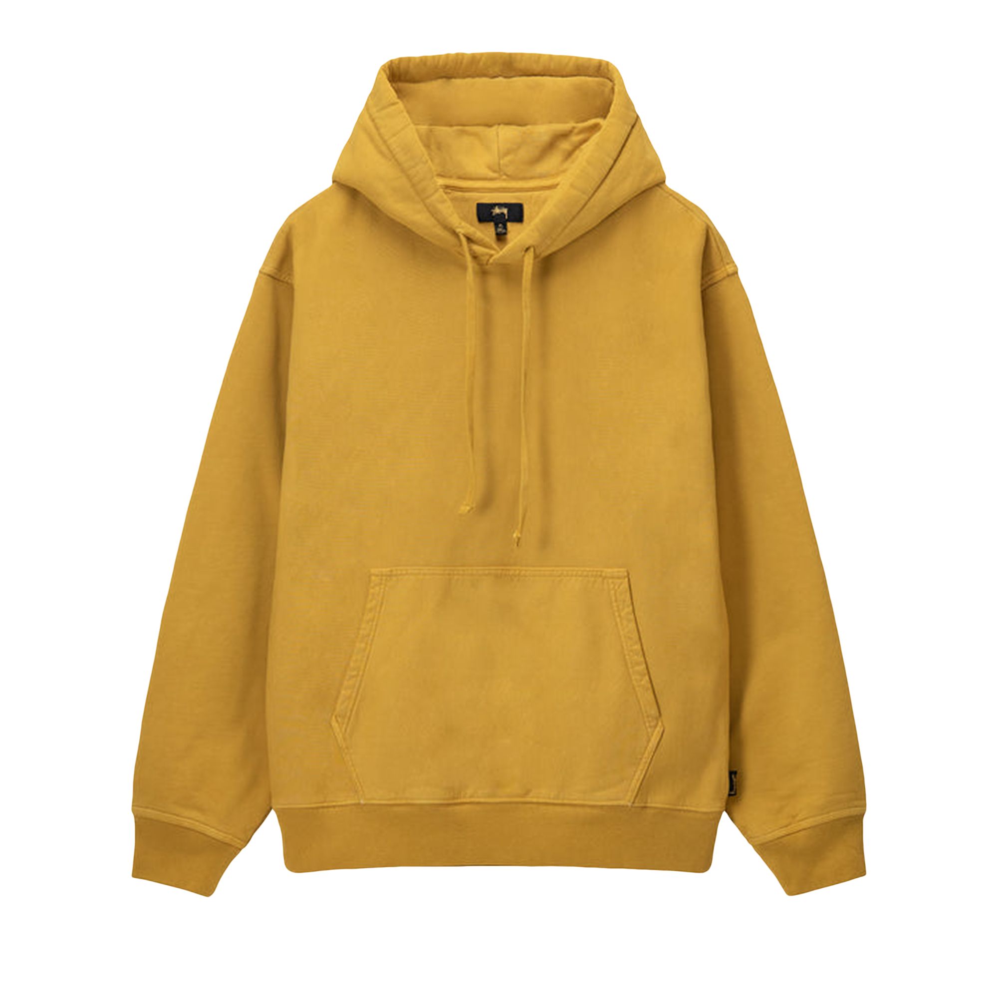 Stussy Pigment Dyed Fleece Hoodie 'Gold' | Men's Size M