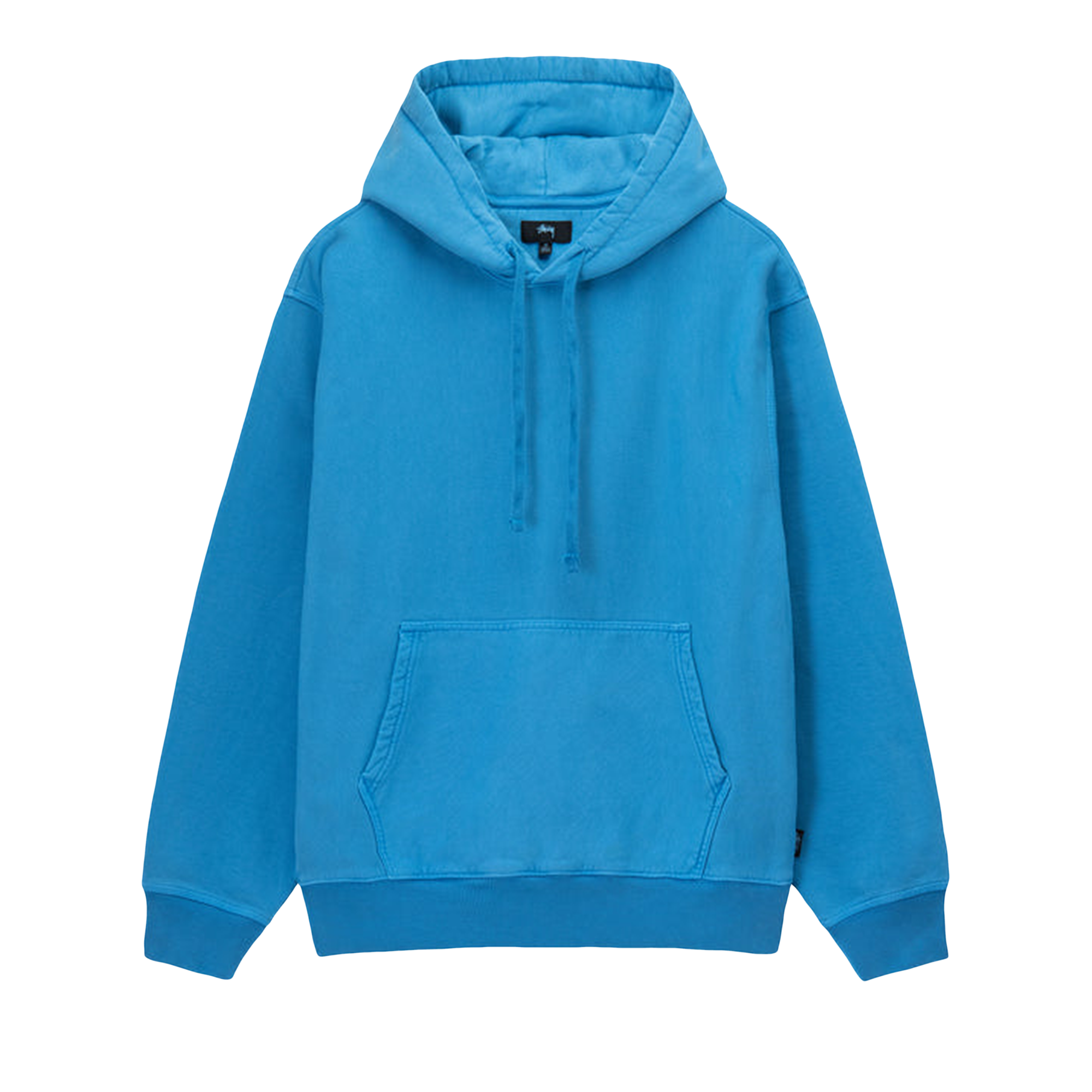 Pre-owned Stussy Pigment Dyed Fleece Hoodie 'blue'