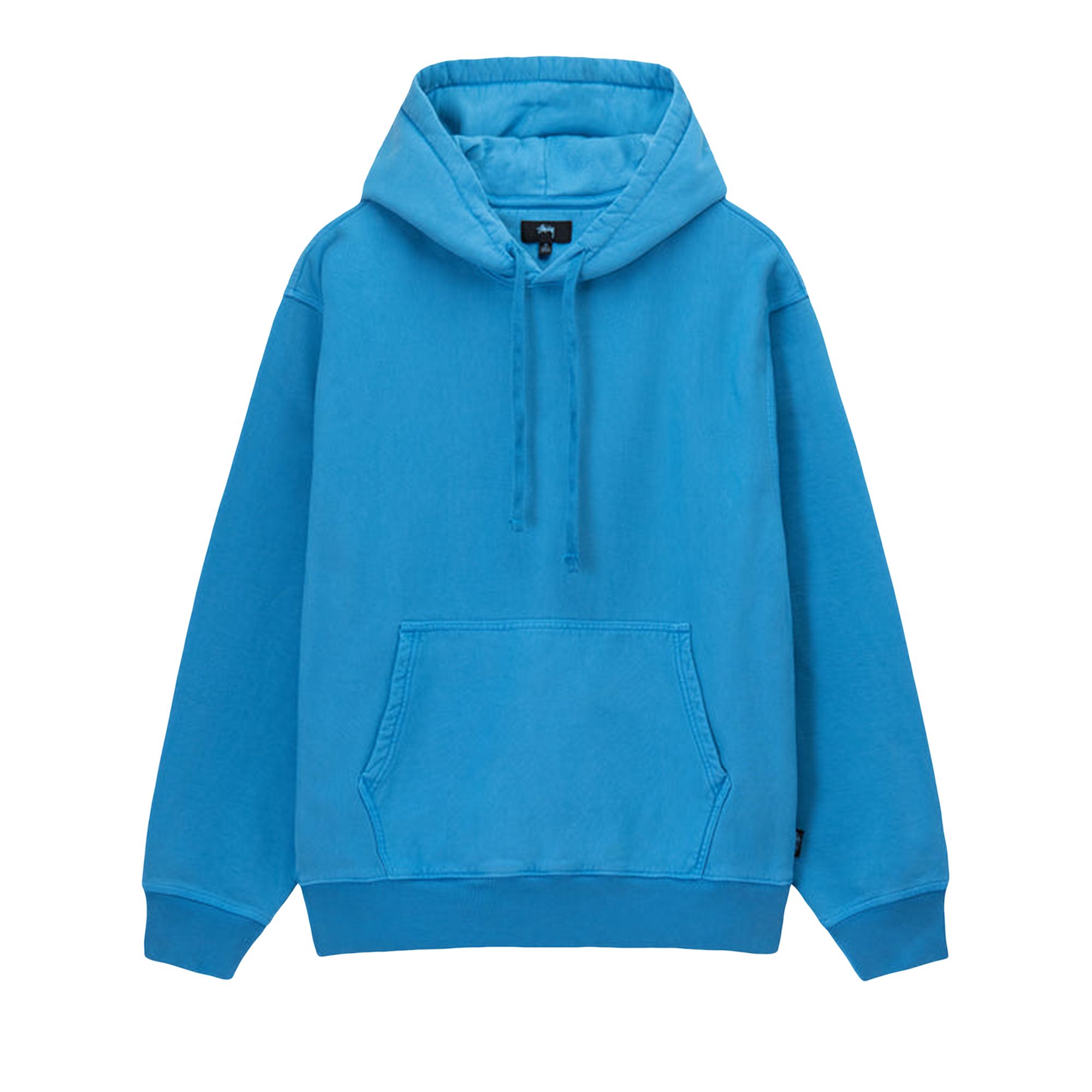 Stussy Pigment Dyed Fleece Hoodie 'Blue' | Men's Size S