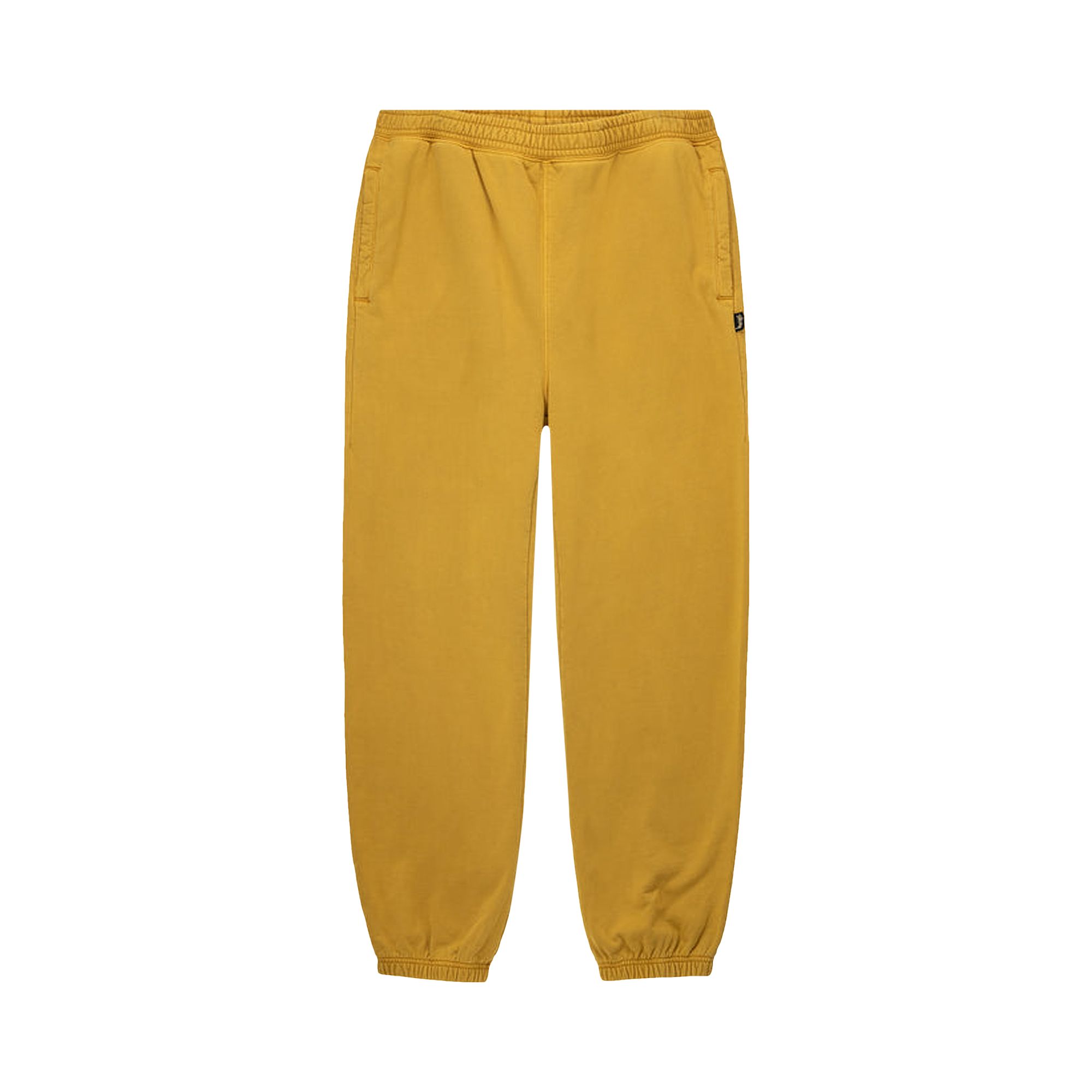 Stussy Pigment Dyed Fleece Pant 'Gold' | Men's Size L