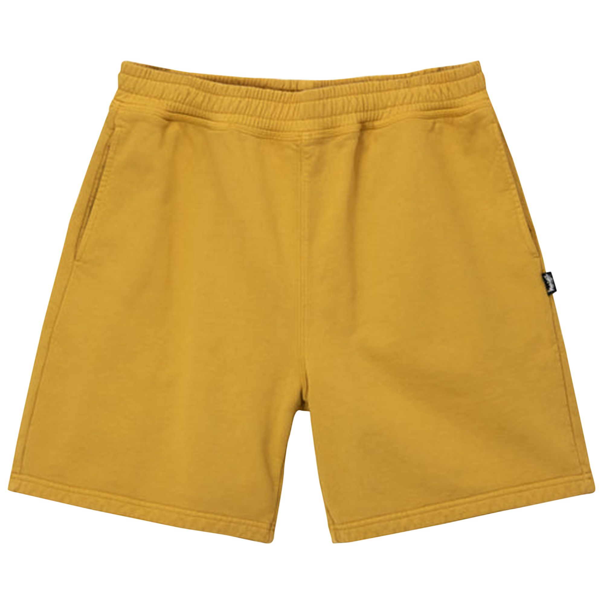Pre-owned Stussy Pigment Dyed Fleece Short 'gold'