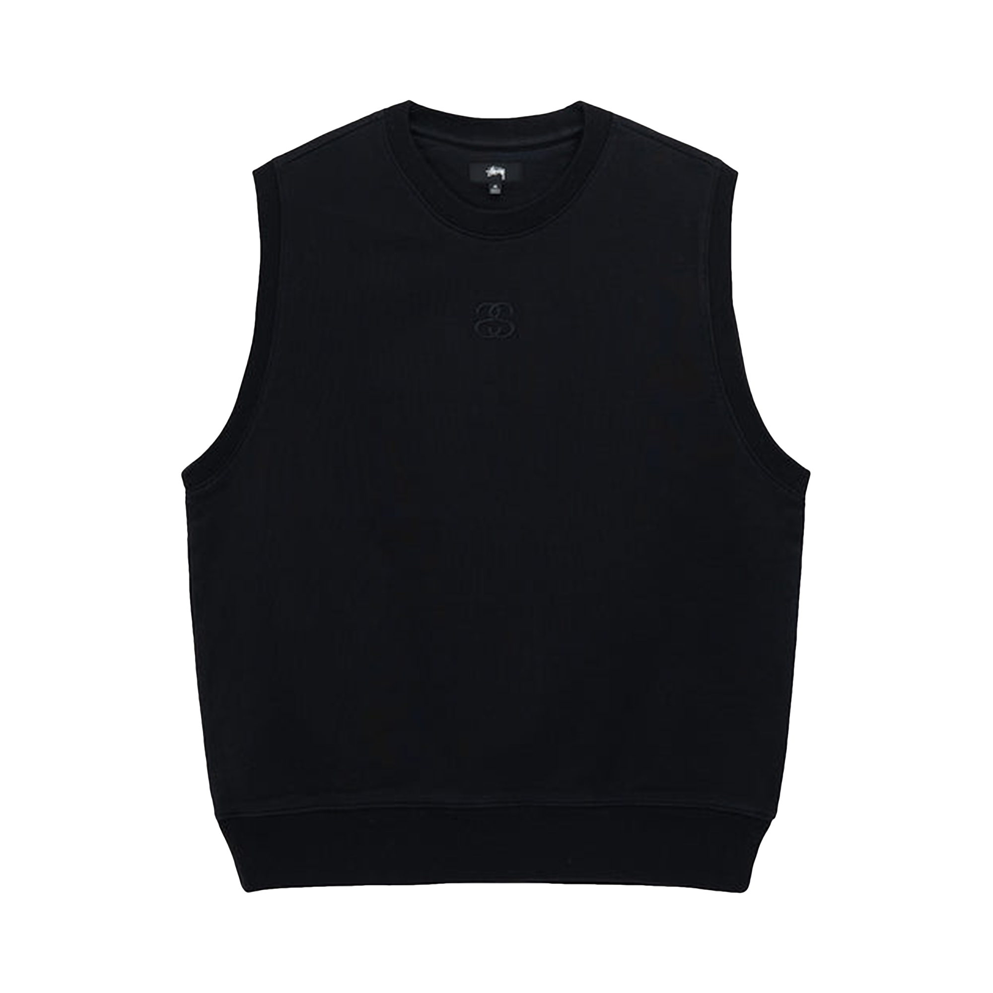 Pre-owned Stussy Ss-link Fleece Vest 'black'