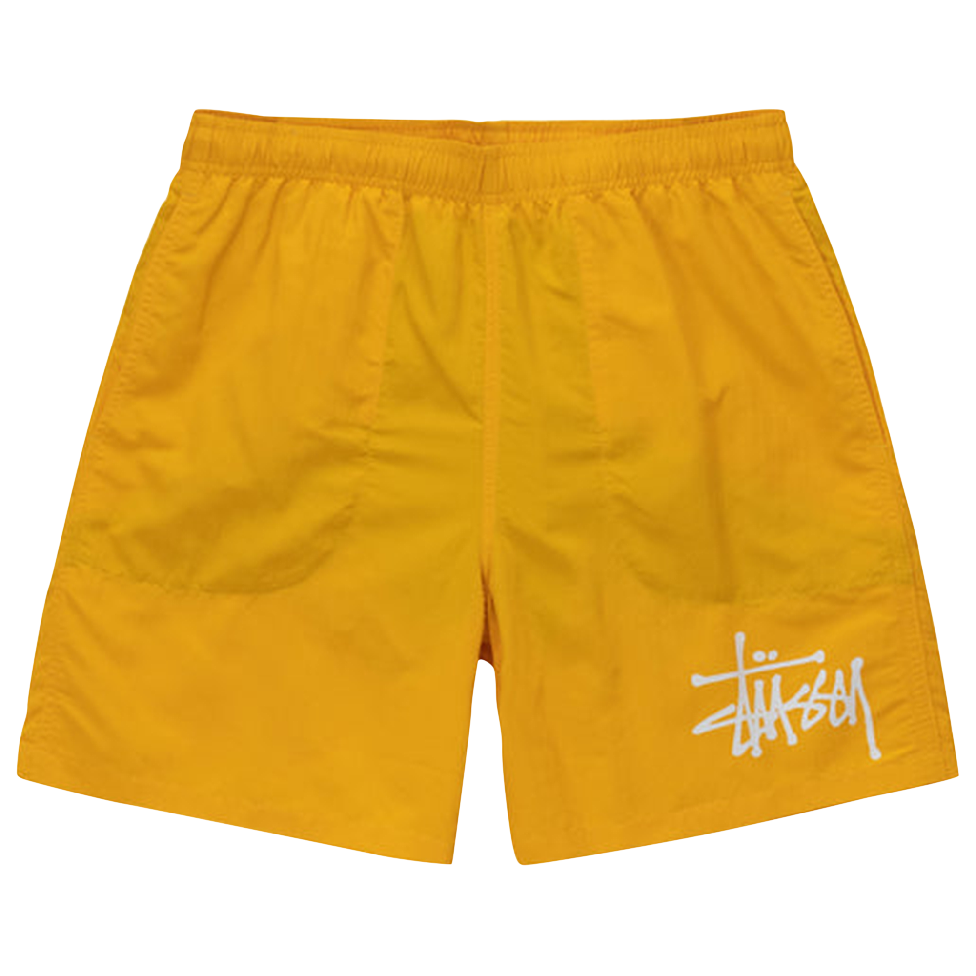 Pre-owned Stussy Big Basic Water Short 'citrus' In Yellow