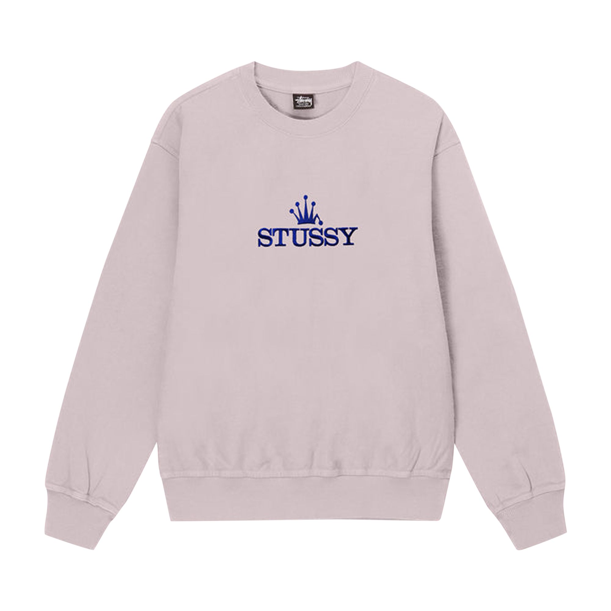 Stussy Glamour Pigment Dyed Crew 'Blush' | Purple | Men's Size S