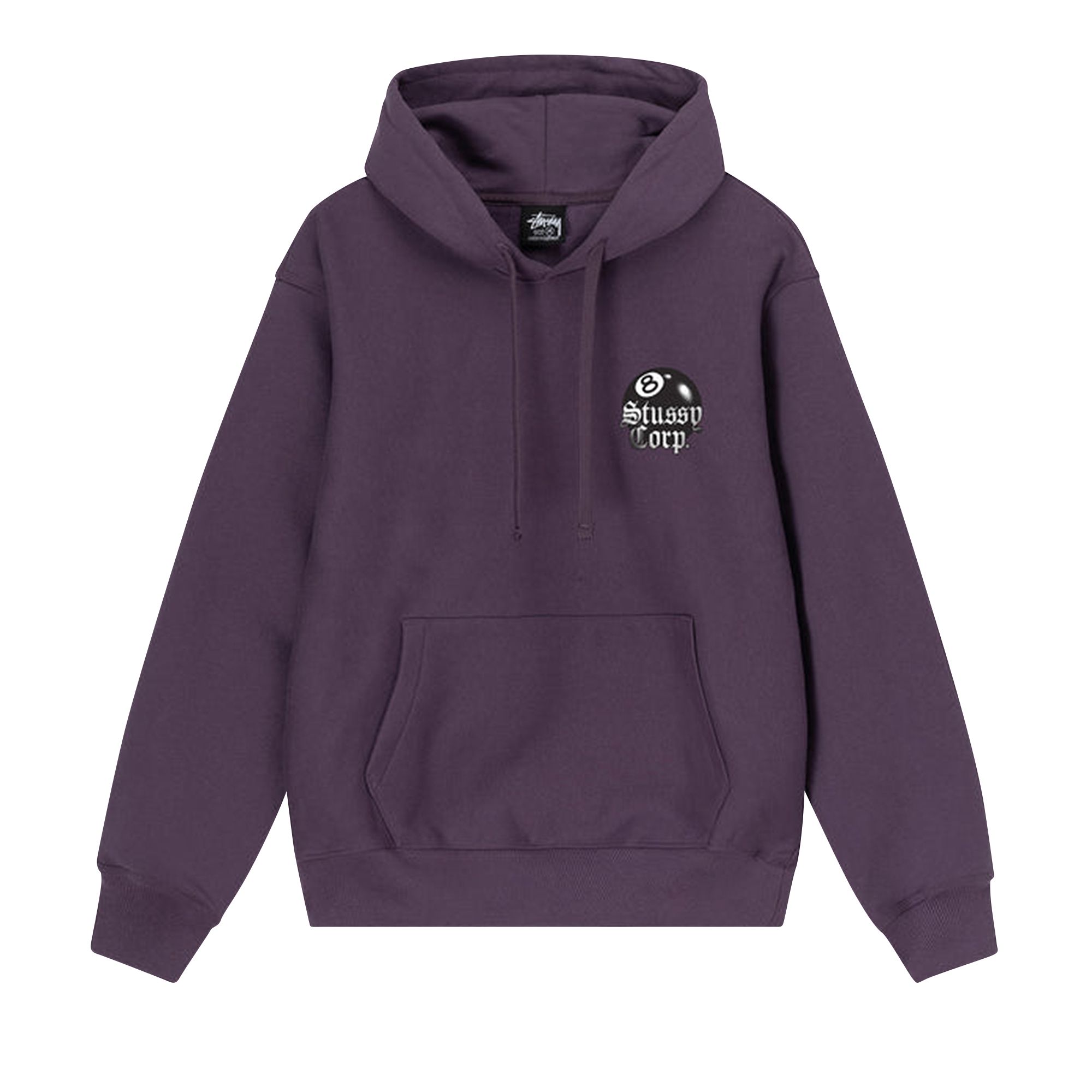 Stussy 8 Ball Corp. Hoodie 'Grape' | Purple | Men's Size L