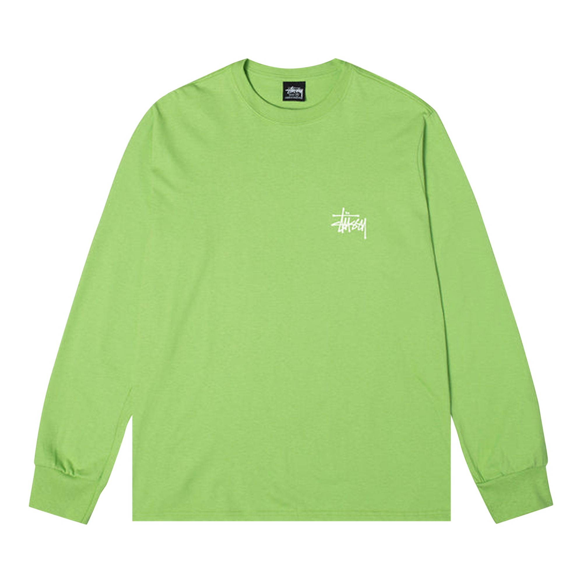 Pre-owned Stussy Basic Long-sleeve Tee 'tea' In Green