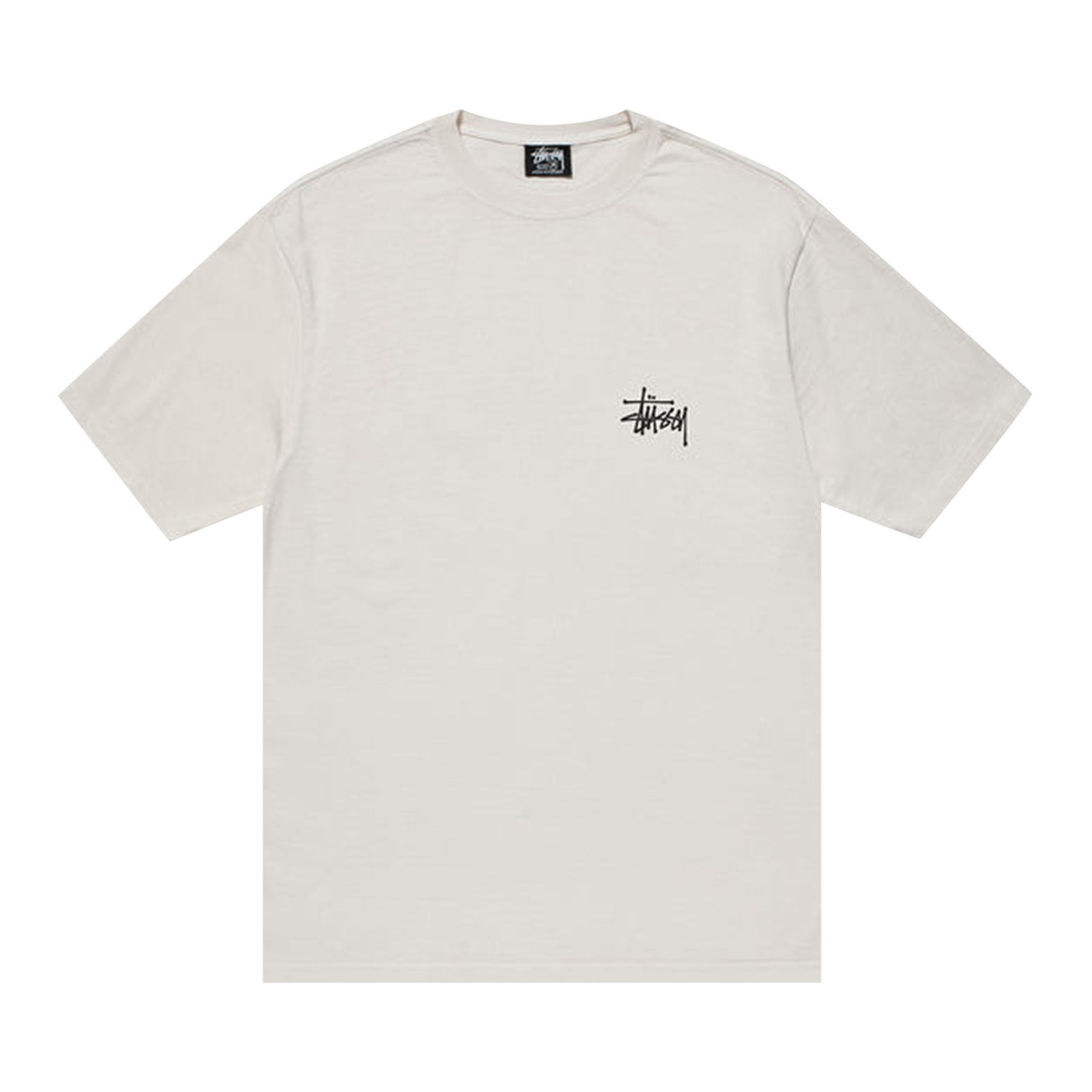 Pre-owned Stussy Basic Pigment Dyed Tee 'natural' In Cream