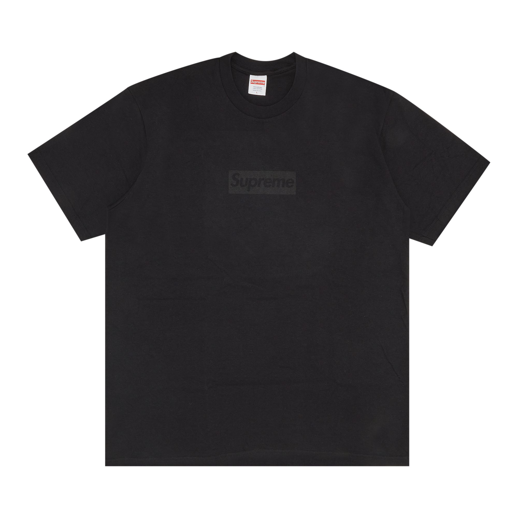 SUPREME SUPREME TONAL BOX LOGO TEE 'BLACK'