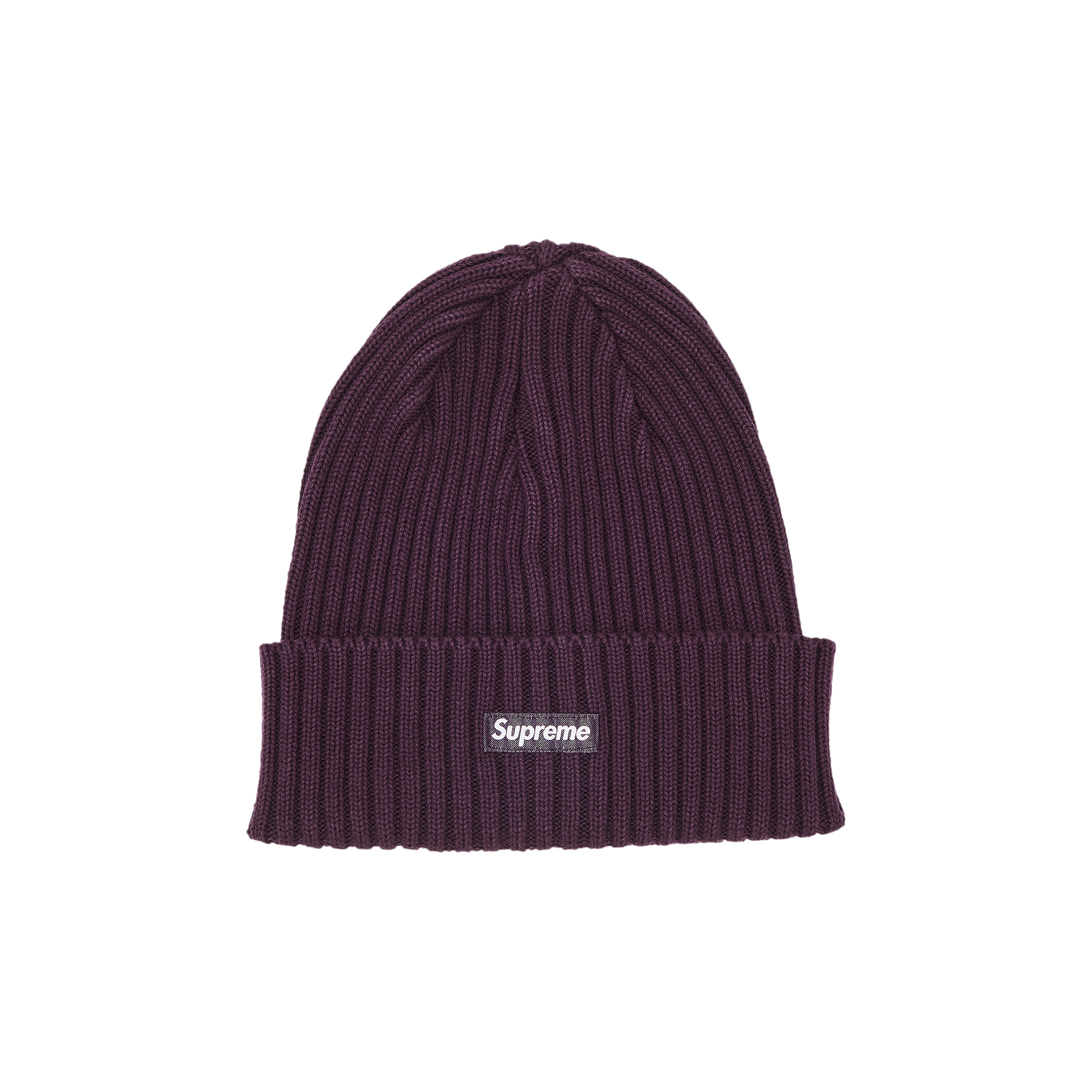 Pre-owned Supreme Overdyed Beanie 'eggplant' In Purple