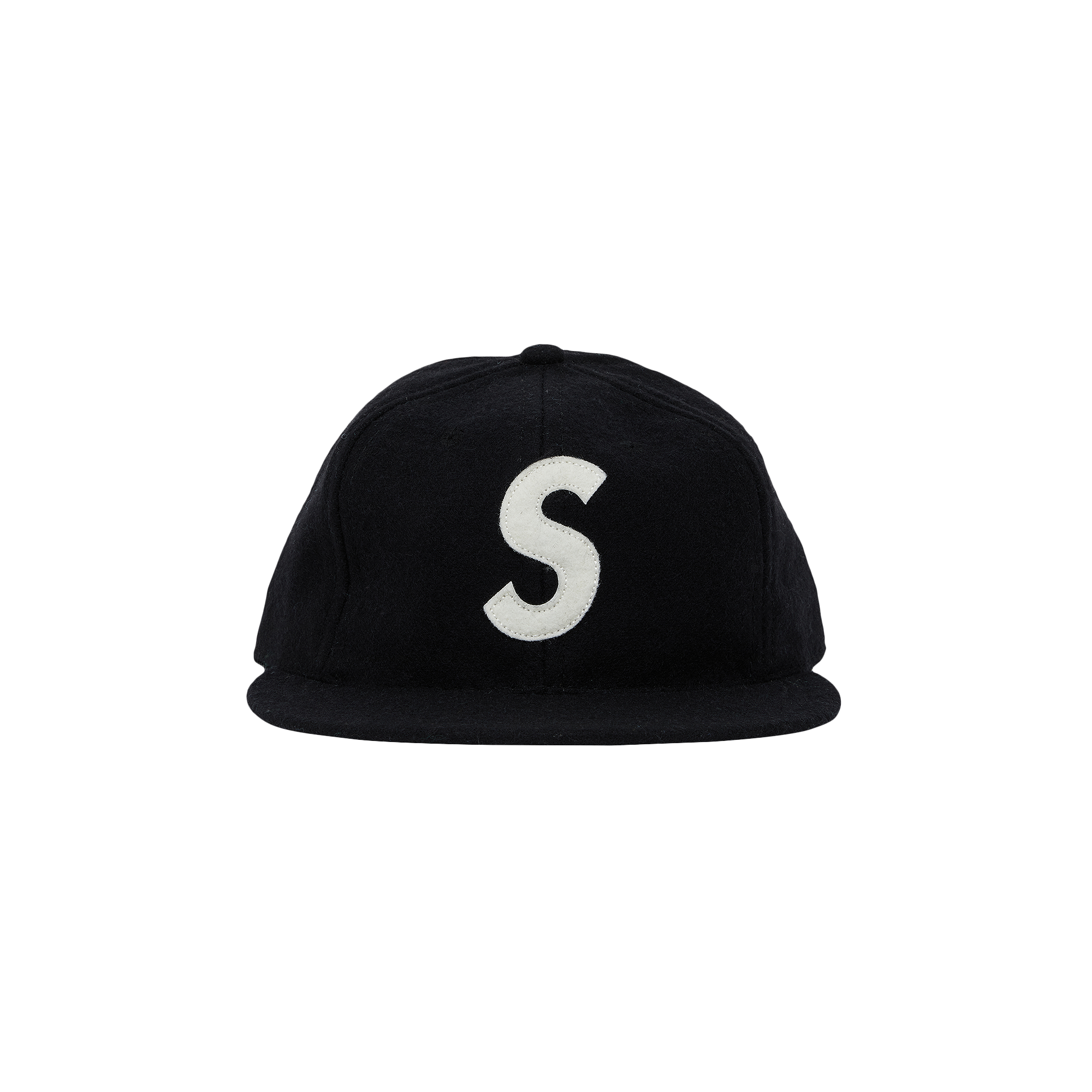 Pre-owned Supreme X Ebbets S Logo Fitted 6-panel 'black'