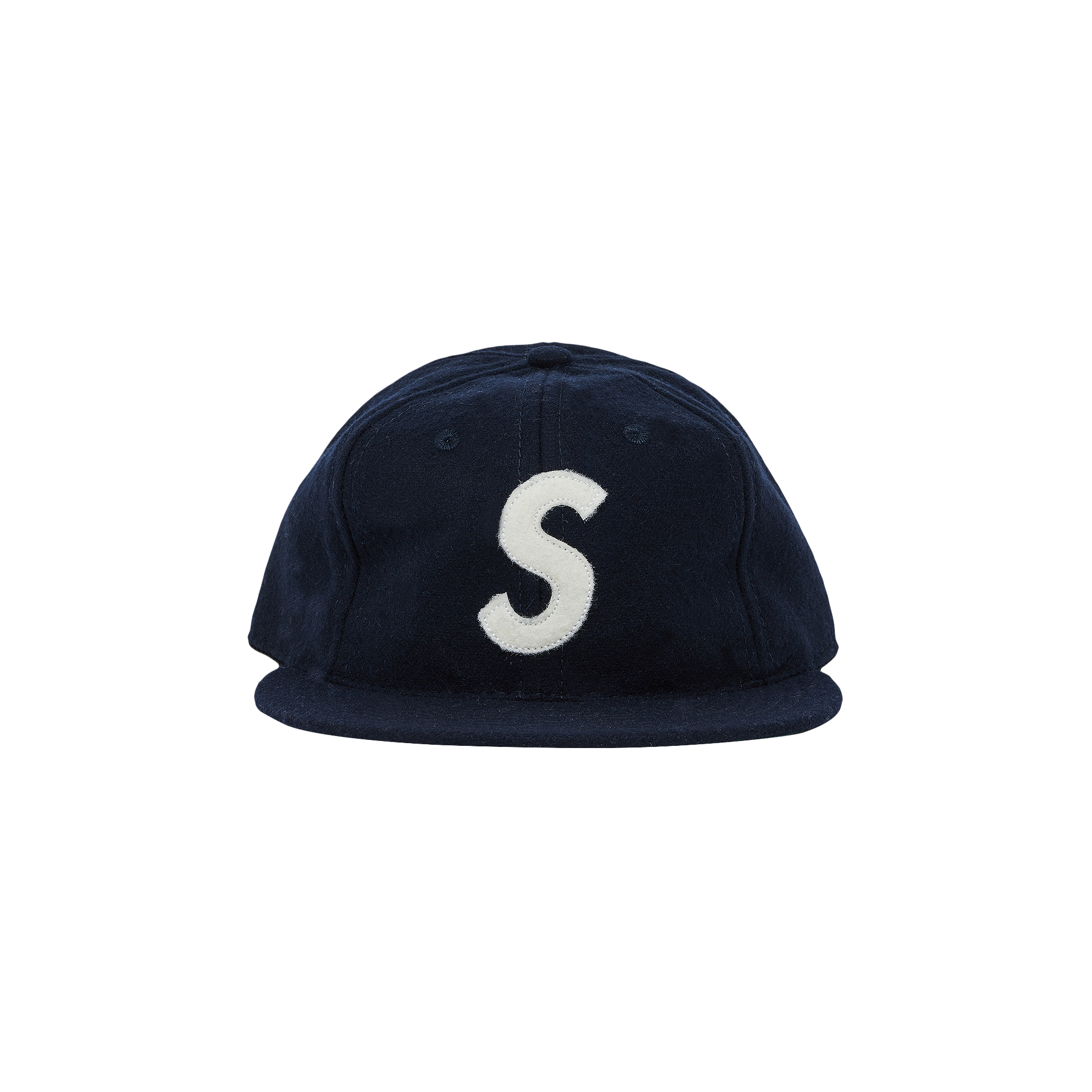 Pre-owned Supreme X Ebbets S Logo Fitted 6-panel 'navy' In Blue