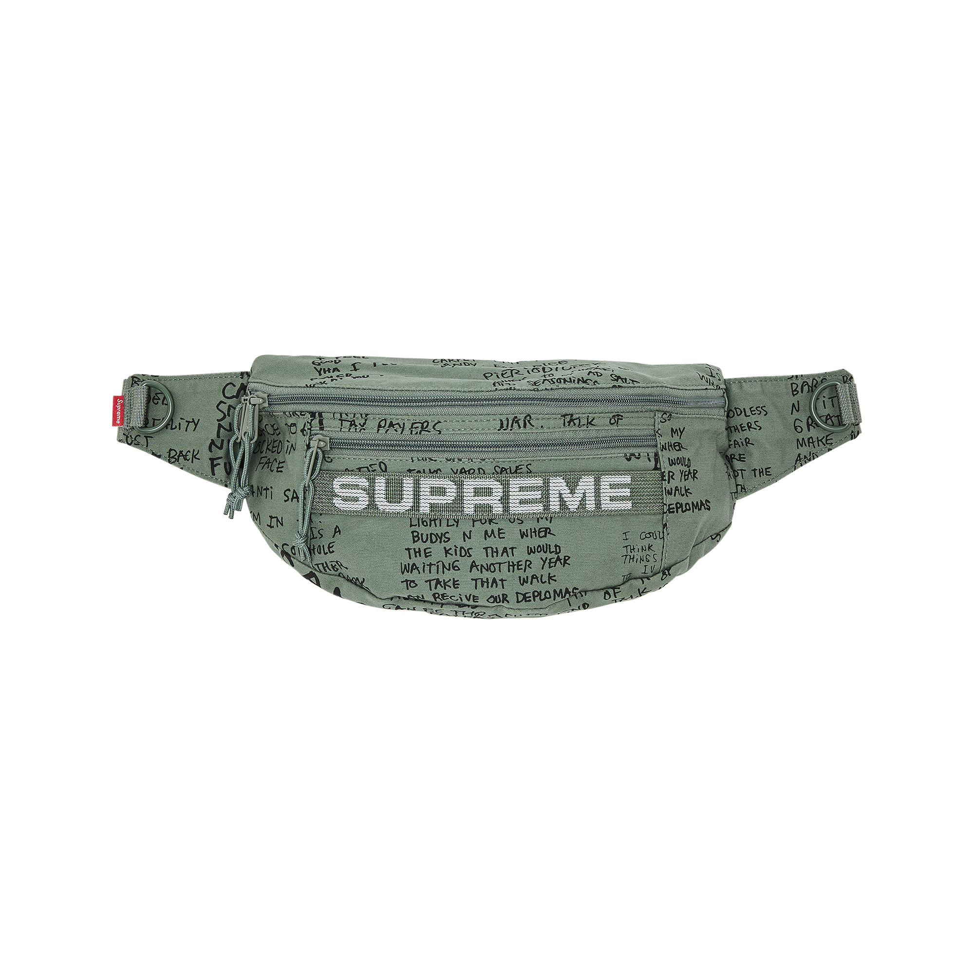 Pre-owned Supreme Field Waist Bag 'olive Gonz' In Green