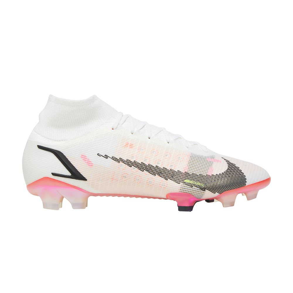 Pre-owned Nike Mercurial Superfly 8 Elite Fg 'rawdacious' In White
