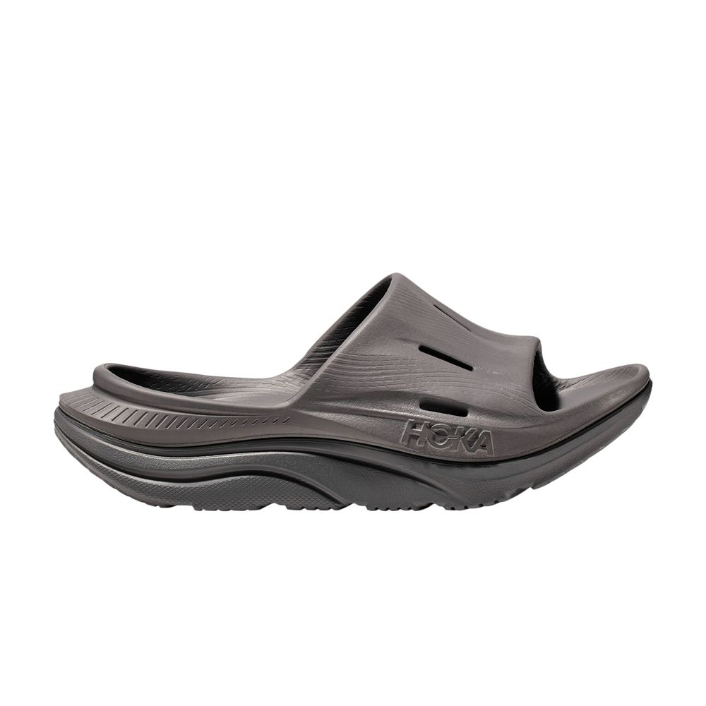 Pre-owned Hoka Ora Recovery Slide 3 'grey'