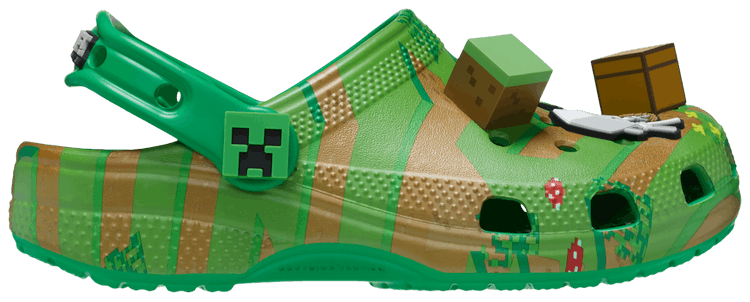 Minecraft x Crocs Classic Clog Kids Grass Block