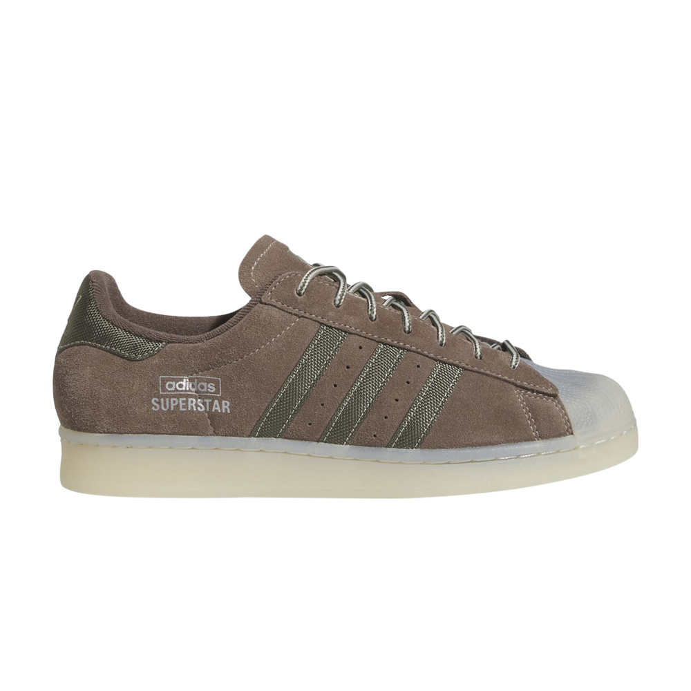 Pre-owned Adidas Originals Superstar 'earth Strata Olive' In Brown