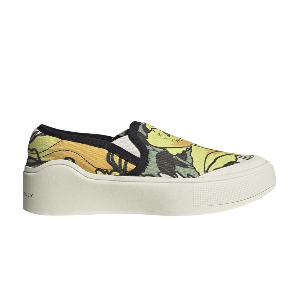 Pre-owned Adidas Originals Stella Mccartney X Wmns Court Slip-on 'floral' In Green