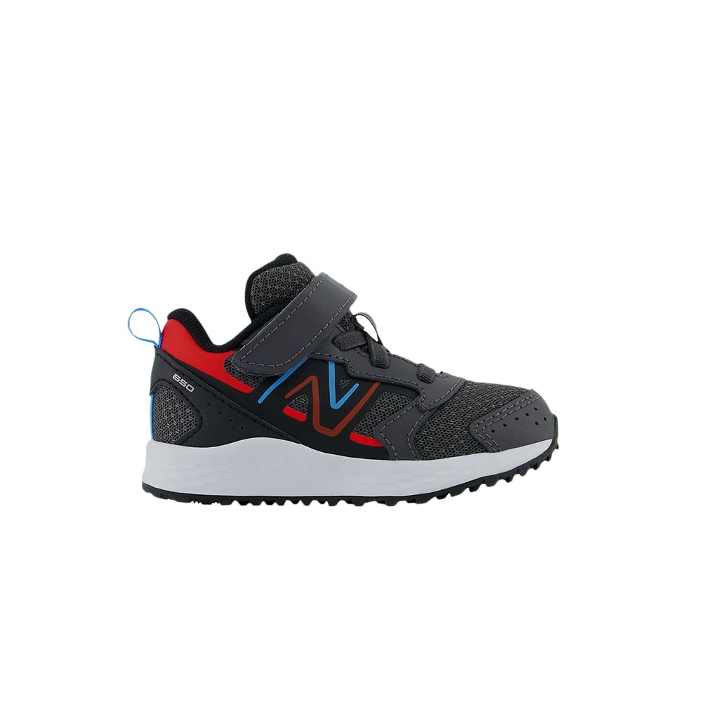 Pre-owned New Balance Fresh Foam 650 Bungee Lace Top Strap Toddler 'magnet Neo Flame' | Grey | Infant Size 5 In Gray