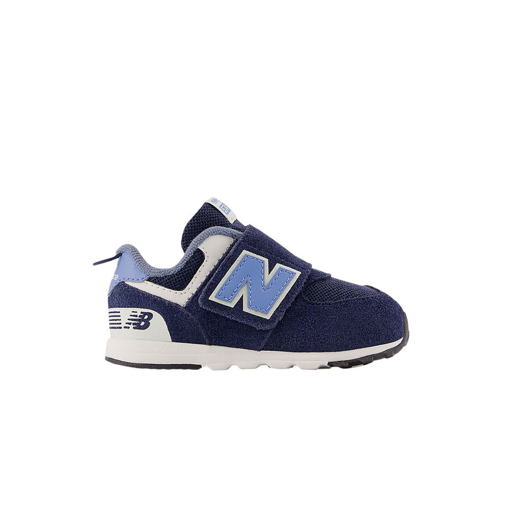 Pre-owned New Balance 574 New-b Hook & Loop Toddler Wide 'heritage Blue' | Infant Size 9