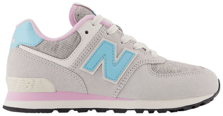 New Balance 574 Little Kid Brighton Grey Summer Aqua