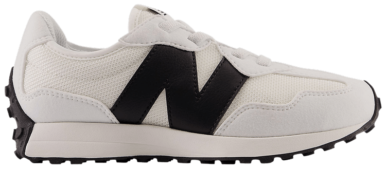 New Balance 327 Bungee Lace Little Kid White Black