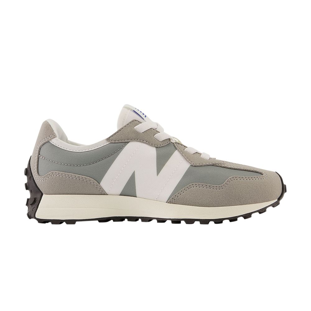 Pre-owned New Balance 327 Bungee Lace Little Kid Wide 'cement Grey' | Kid's Size 12