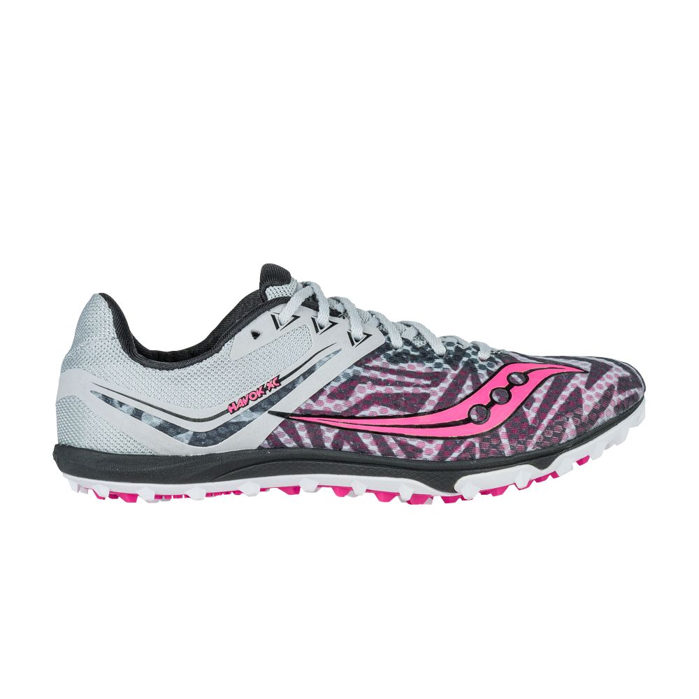 Saucony Wmns Havok XC Flat 'Silver Pink' | Women's Size 6.5 - S19030-2