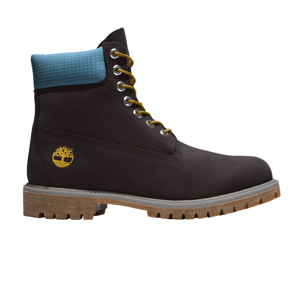 Pre-owned Timberland 6 Inch Premium Waterproof Boot 'black Blue'