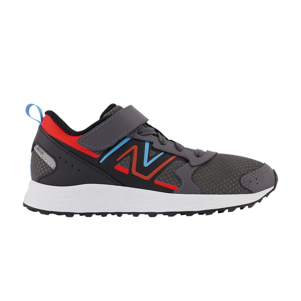 Pre-owned New Balance Fresh Foam 650 Bungee Lace Top Strap Big Kid Wide 'magnet Neo Flame' | Grey | Kid's Size