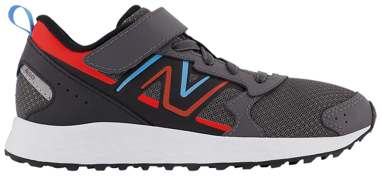 New Balance Fresh Foam 650 Bungee Lace Top Strap Big Kid X Wide Magnet Neo Flame