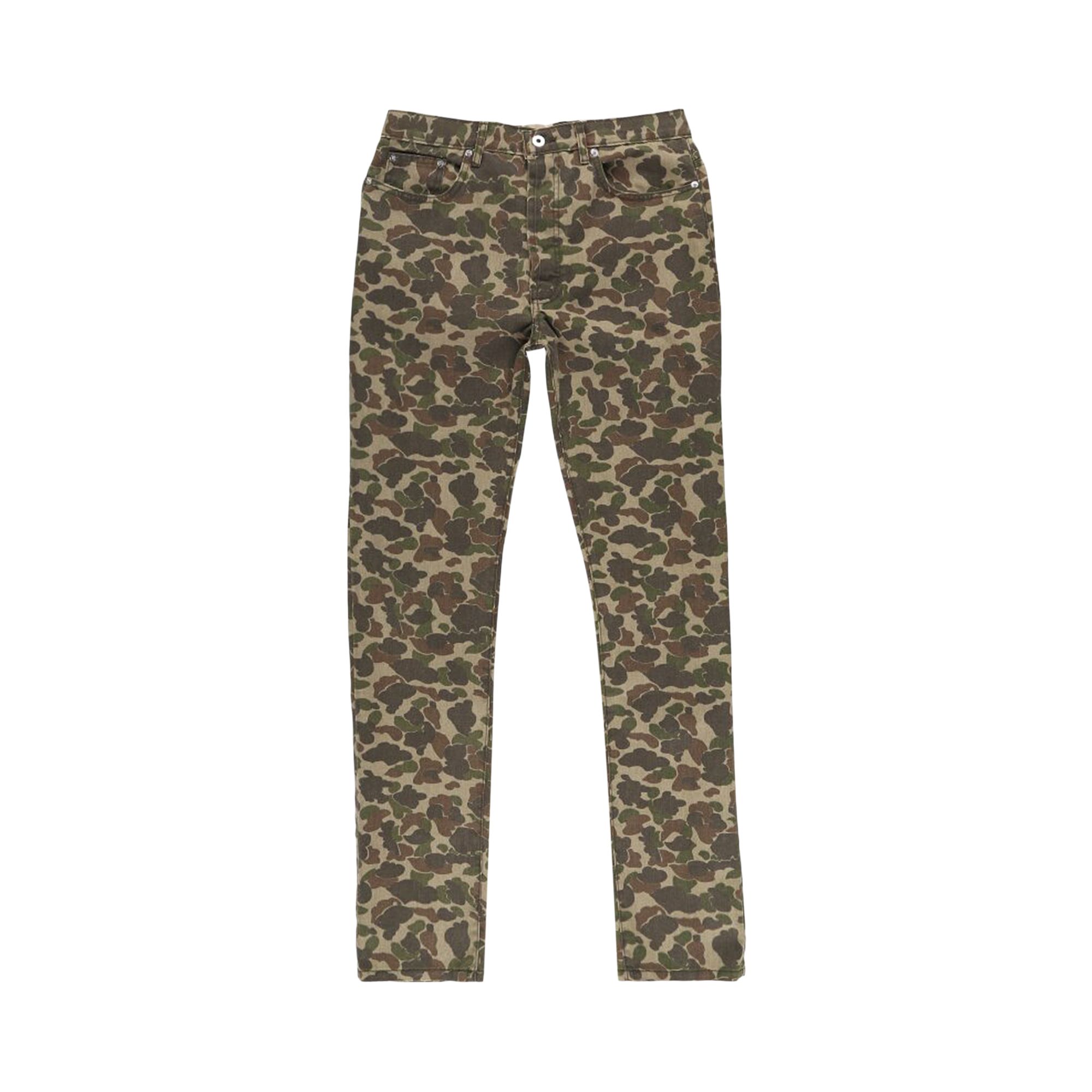 Pre-owned Gallery Dept. Road Camo 5001 Denim 'frog Camo' | Multi-color | Men's Size 34