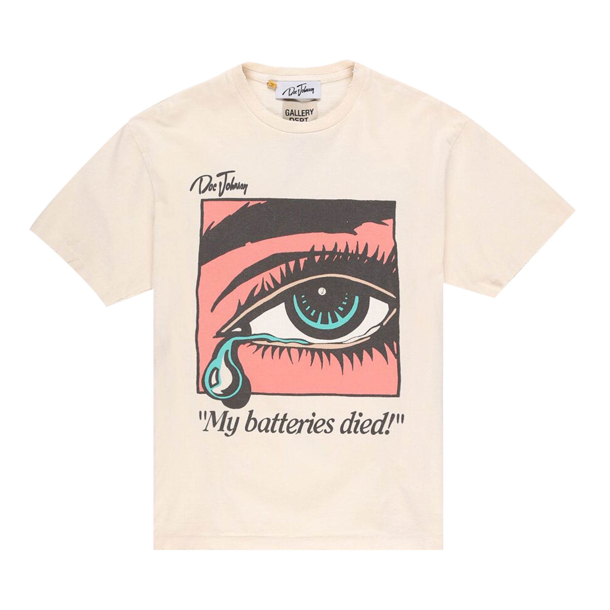 Pre-owned Gallery Dept. Dead Batteries Tee 'white'